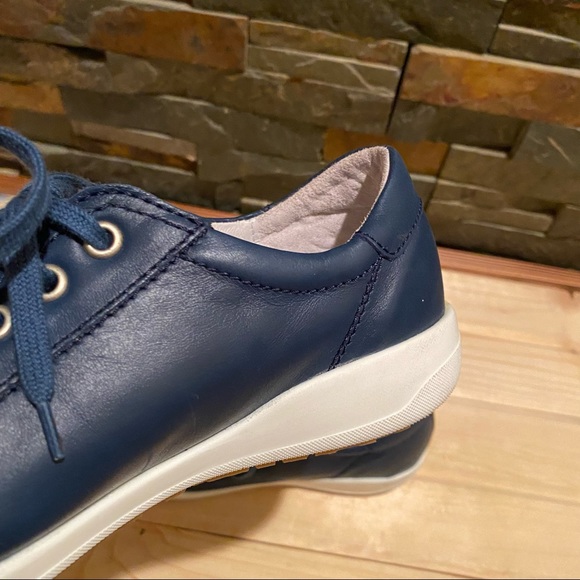 JOSEF SEIBEL • Navy Blue Leather Casual Shoe EU 37 - Picture 14 of 16